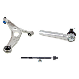Mevotech® - Supreme™ Front Passenger Side Lower Control Arm with Ball Joint and Tie Rod End Kit