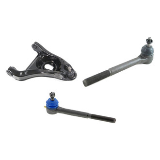 Mevotech® - Supreme™ Front Passenger Side Lower Control Arm with Ball Joint and Tie Rod End Kit