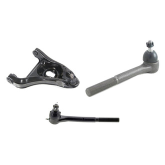 Mevotech® - Supreme™ Front Passenger Side Lower Control Arm with Ball Joint and Tie Rod End Kit
