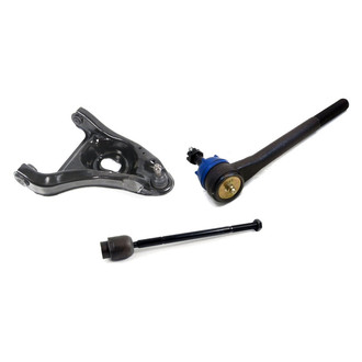 Mevotech® - Supreme™ Front Passenger Side Lower Control Arm with Ball Joint and Tie Rod End Kit