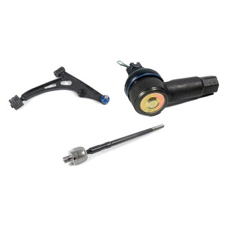 Mevotech® - Supreme™ Front Passenger Side Lower Control Arm with Ball Joint and Tie Rod End Kit