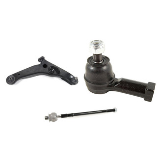 Mevotech® - Supreme™ Front Passenger Side Lower Control Arm with Ball Joint and Tie Rod End Kit