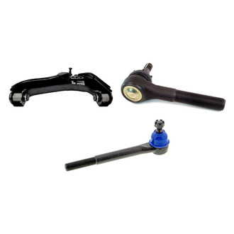 Mevotech® - Supreme™ Front Passenger Side Lower Control Arm with Ball Joint and Tie Rod End Kit