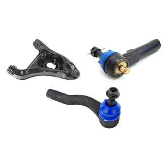 Mevotech® - Supreme™ Front Passenger Side Lower Control Arm with Ball Joint and Tie Rod End Kit