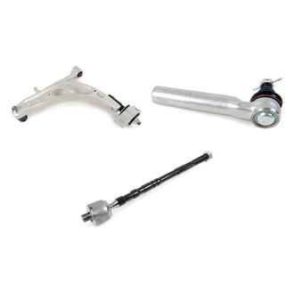 Mevotech® - Supreme™ Front Passenger Side Lower Control Arm with Ball Joint and Tie Rod End Kit