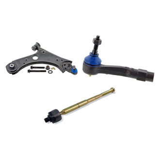 Mevotech® - Supreme™ Front Passenger Side Lower Control Arm with Ball Joint and Tie Rod End Kit