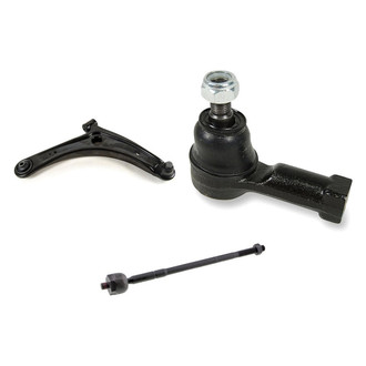 Mevotech® - Supreme™ Front Passenger Side Lower Control Arm with Ball Joint and Tie Rod End Kit