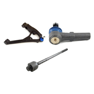 Mevotech® - Supreme™ Front Passenger Side Lower Control Arm with Ball Joint and Tie Rod End Kit
