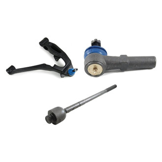 Mevotech® - Supreme™ Front Passenger Side Lower Control Arm with Ball Joint and Tie Rod End Kit