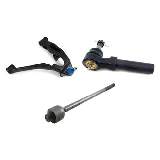 Mevotech® - Supreme™ Front Passenger Side Lower Control Arm with Ball Joint and Tie Rod End Kit