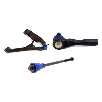 Mevotech® - Supreme™ Front Passenger Side Lower Control Arm with Ball Joint and Tie Rod End Kit