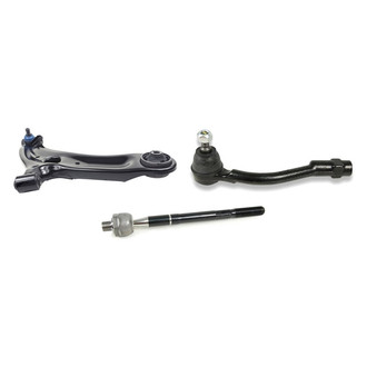 Mevotech® - Supreme™ Front Passenger Side Lower Control Arm with Ball Joint and Tie Rod End Kit