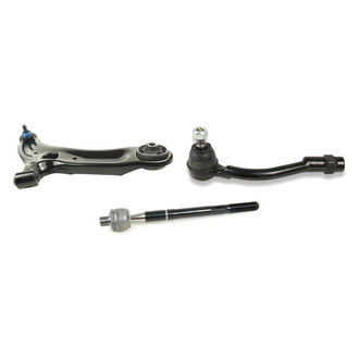 Mevotech® - Supreme™ Front Passenger Side Lower Control Arm with Ball Joint and Tie Rod End Kit