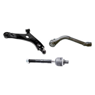 Mevotech® - Supreme™ Front Passenger Side Lower Control Arm with Ball Joint and Tie Rod End Kit