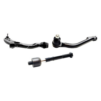 Mevotech® - Supreme™ Front Passenger Side Lower Control Arm with Ball Joint and Tie Rod End Kit