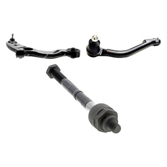 Mevotech® - Supreme™ Front Passenger Side Lower Control Arm with Ball Joint and Tie Rod End Kit