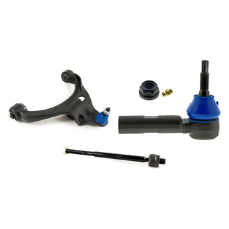 Mevotech® - Supreme™ Front Passenger Side Lower Control Arm with Ball Joint and Tie Rod End Kit