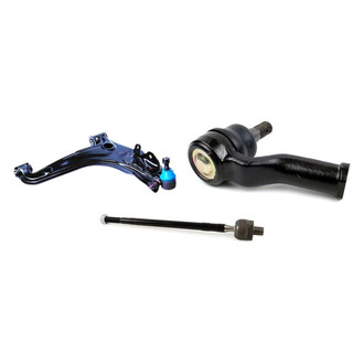 Mevotech® - Supreme™ Front Passenger Side Lower Control Arm with Ball Joint and Tie Rod End Kit