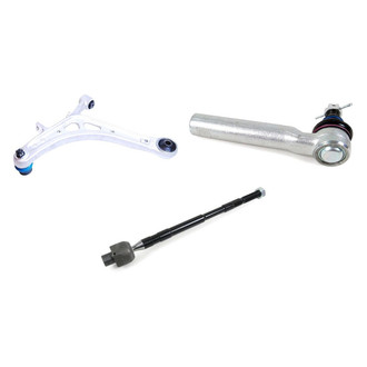 Mevotech® - Supreme™ Front Passenger Side Lower Control Arm with Ball Joint and Tie Rod End Kit