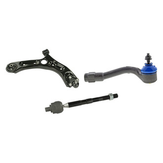 Mevotech® - Supreme™ Front Passenger Side Lower Control Arm with Ball Joint and Tie Rod End Kit