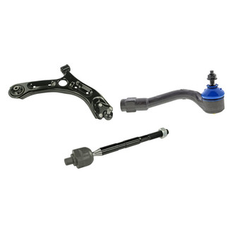 Mevotech® - Supreme™ Front Passenger Side Lower Control Arm with Ball Joint and Tie Rod End Kit