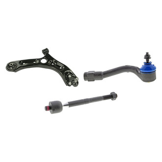 Mevotech® - Supreme™ Front Passenger Side Lower Control Arm with Ball Joint and Tie Rod End Kit