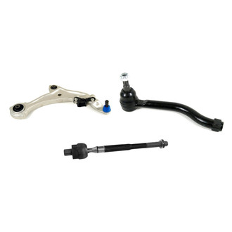 Mevotech® - Supreme™ Front Passenger Side Lower Control Arm with Ball Joint and Tie Rod End Kit