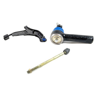 Mevotech® - Supreme™ Front Passenger Side Lower Control Arm with Ball Joint and Tie Rod End Kit