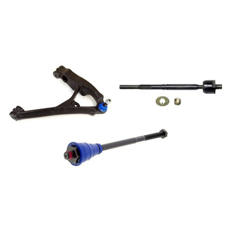 Mevotech® - Supreme™ Front Passenger Side Lower Control Arm with Ball Joint and Tie Rod End Kit