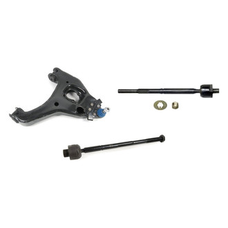 Mevotech® - Supreme™ Front Passenger Side Lower Control Arm with Ball Joint and Tie Rod End Kit