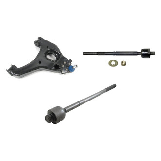 Mevotech® - Supreme™ Front Passenger Side Lower Control Arm with Ball Joint and Tie Rod End Kit