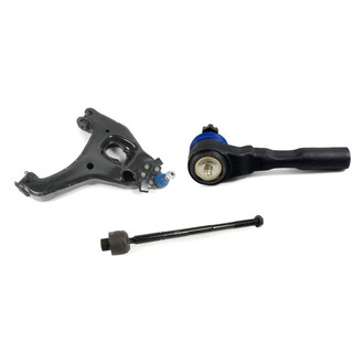 Mevotech® - Supreme™ Front Passenger Side Lower Control Arm with Ball Joint and Tie Rod End Kit