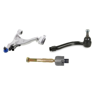 Mevotech® - Supreme™ Front Passenger Side Lower Control Arm with Ball Joint and Tie Rod End Kit