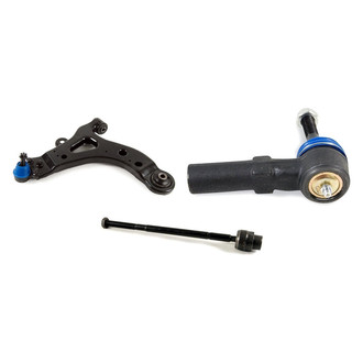 Mevotech® - Supreme™ Front Passenger Side Lower Control Arm with Ball Joint and Tie Rod End Kit