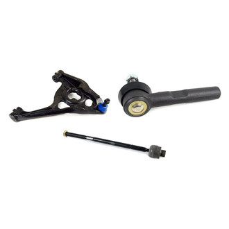 Mevotech® - Supreme™ Front Passenger Side Lower Control Arm with Ball Joint and Tie Rod End Kit