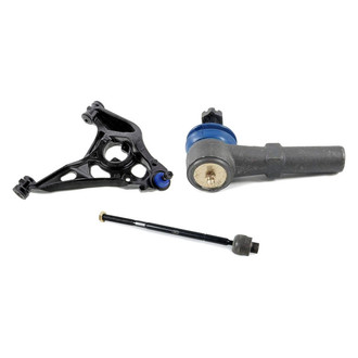 Mevotech® - Supreme™ Front Passenger Side Lower Control Arm with Ball Joint and Tie Rod End Kit