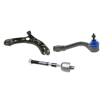 Mevotech® - Supreme™ Front Passenger Side Lower Control Arm with Ball Joint and Tie Rod End Kit