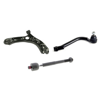 Mevotech® - Supreme™ Front Passenger Side Lower Control Arm with Ball Joint and Tie Rod End Kit