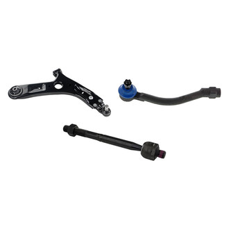 Mevotech® - Supreme™ Front Passenger Side Lower Control Arm with Ball Joint and Tie Rod End Kit