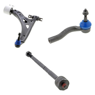 Mevotech® - Supreme™ Front Passenger Side Lower Control Arm with Ball Joint and Tie Rod End Kit