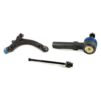 Mevotech® - Supreme™ Front Passenger Side Lower Control Arm with Ball Joint and Tie Rod End Kit