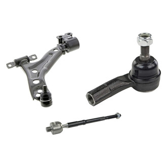 Mevotech® - Supreme™ Front Passenger Side Lower Control Arm with Ball Joint and Tie Rod End Kit