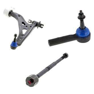 Mevotech® - Supreme™ Front Passenger Side Lower Control Arm with Ball Joint and Tie Rod End Kit
