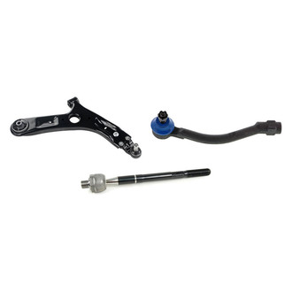 Mevotech® - Supreme™ Front Passenger Side Lower Control Arm with Ball Joint and Tie Rod End Kit