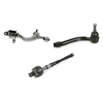 Mevotech® - Supreme™ Front Passenger Side Lower Control Arm with Ball Joint and Tie Rod End Kit
