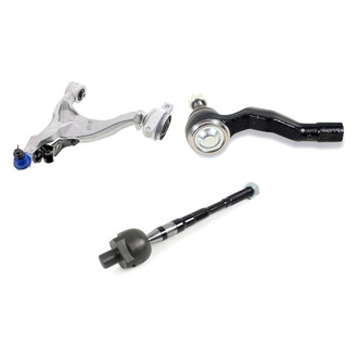 Mevotech® - Supreme™ Front Passenger Side Lower Control Arm with Ball Joint and Tie Rod End Kit