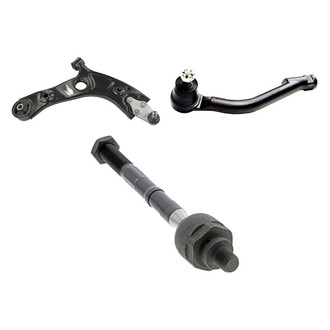 Mevotech® - Supreme™ Front Passenger Side Lower Control Arm with Ball Joint and Tie Rod End Kit