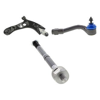Mevotech® - Supreme™ Front Passenger Side Lower Control Arm with Ball Joint and Tie Rod End Kit