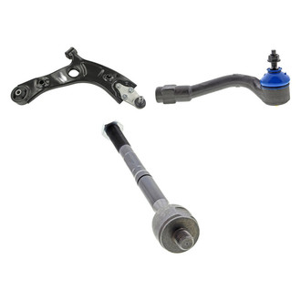 Mevotech® - Supreme™ Front Passenger Side Lower Control Arm with Ball Joint and Tie Rod End Kit