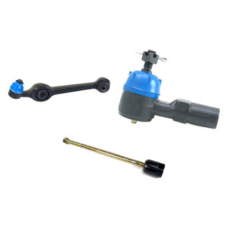Mevotech® - Supreme™ Front Passenger Side Lower Control Arm with Ball Joint and Tie Rod End Kit